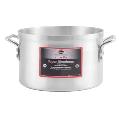 Winco AXAP-34 Super Aluminum Sauce Pot, 34 Quart