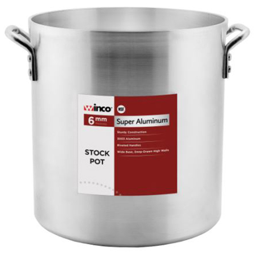 Winco AXHH-100 Super Aluminum Stock Pot, 100 Quart
