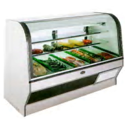 Marc HS-8S/C 96"L Meat/Deli Case, Curved Glass