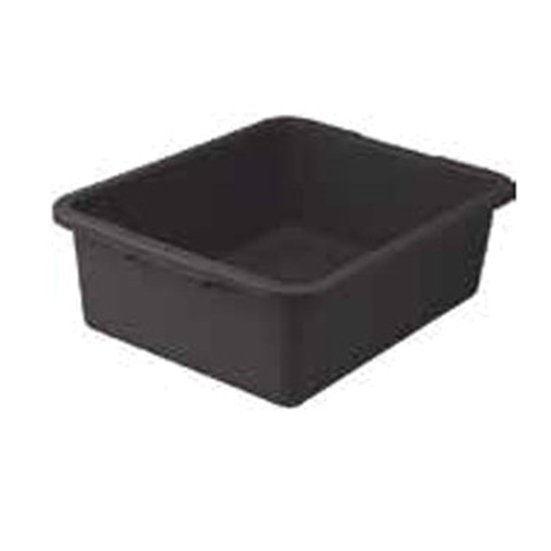 Winco PLW-7K Black Dish Box 21" X 17" X 7", 1-compartment