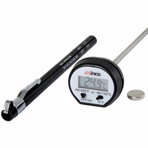 Winco TMT-DG1 Pocket Thermometer, digital, temperature range -40 to 302°F