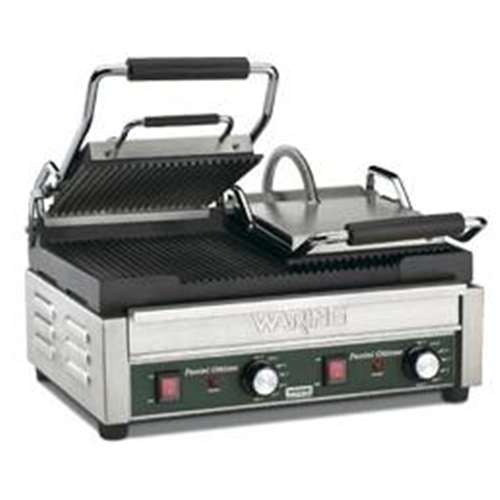 Waring WPG300 Dual Panini Grill, electric, double, 17" x 9-1/4" cooking surface
