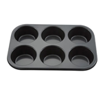 winco AMF-6NS jumbo non-stick muffin pan 6 cups 13" X 8-1/2"