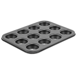 winco CMF-12M mini non-stick muffin pan 12 cups 10" X 7-3/4"