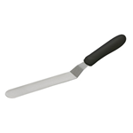 winco TKPO-7 black baker's spatula 6-1/2" X 1-5/16"