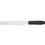 winco TKPS-7 black baker's spatula 7-15/16" X 1-1/4"