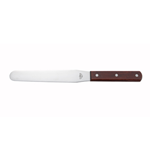 winco TNS-7 wood handle baker's spatula 7-15/16" X 1-1/4"