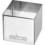 winco SPM-22S square pastry mold 2" L X 2" W X 2" H