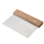 winco DSC-3 wood dough cutter/scrapper 6" X 3"