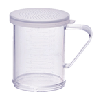 winco PDG-10CS plastic dredge set 10 Oz w/clear S lid