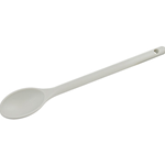 Winco NS-12W high heat nylon spoon 12" off-white