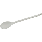 Winco NS-15W high heat nylon spoon 15" off-white