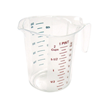 Winco PMCP-50 deluxe polycarbonate measuring cups 1 pint