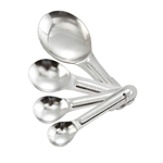 Winco MSP-4P stainless steel measuring spoon sets 4-Pc set