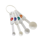 Winco MSPP-4 plastic measuring spoon set 4 Pc-set