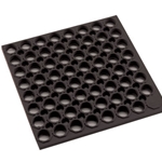 Winco RBMH-35K Black Anti-Fatigue Floor Mat, 3' x 5' x 3/4"