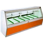 Remote Butcher Display Case Refrigerator
