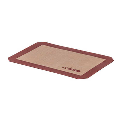 winco SBS-11 red baking mat 1/4 size