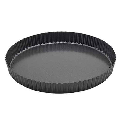 winco FQP-12 tart quiche dish,metal 12" Dia X 1-3/8" H