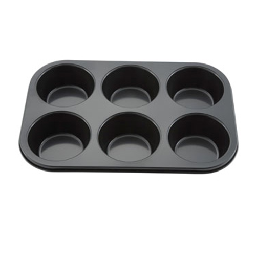 winco AMF-6NS jumbo non-stick muffin pan 6 cups 13" X 8-1/2"