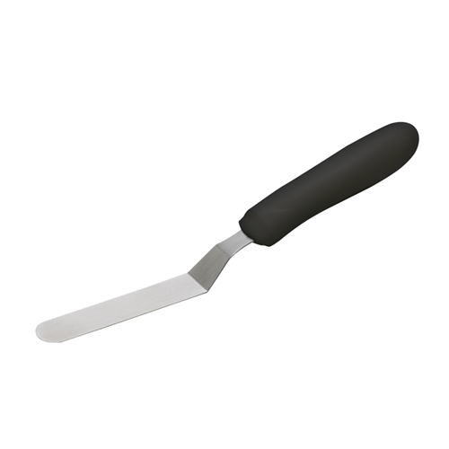 winco TKPO-4 black baker's spatula 3-1/2" X 3/4"