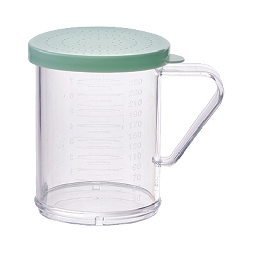 winco PDG-10G plastic dredge set 10 Oz w/green lid