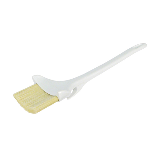 winco WBRP-30H concave w/hook boar bristle pastry brush 3"