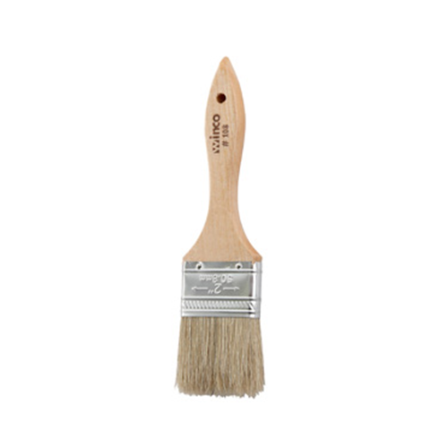 winco WBR-20 flat pastry/basting brush w/metal ferrules 2"