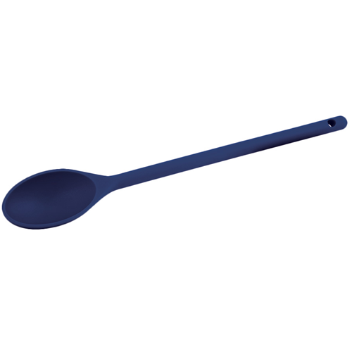 Winco NS-15B high heat nylon spoon 15" blue