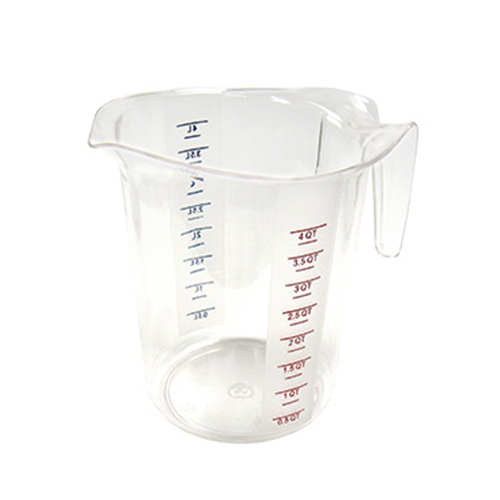 Winco PMCP-400 deluxe polycarbonate measuring cups 4 QT