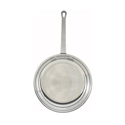 Winco AFP-10 Majestic Mirror Aluminum Fry Pan, 10"