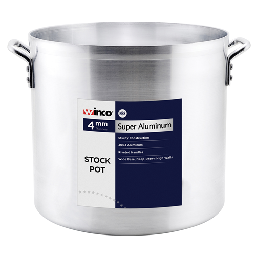 Winco AXS-100 Super Aluminum Stock Pot, 100 Quart