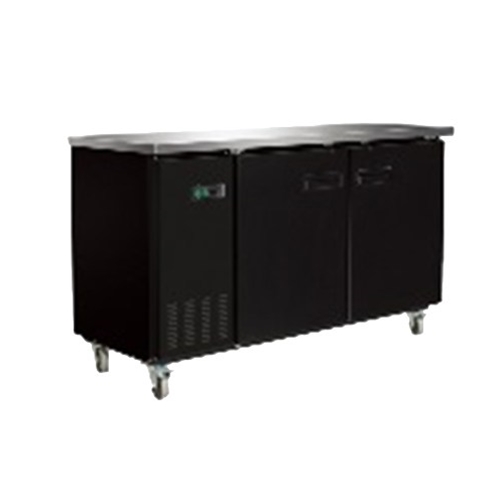 Entree BB-2D-70-SI-HC Back Bar Bottle Cooler, two-section, 69"W 