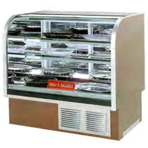 Marc DCR-77 77"L Deli Case, Curved Glass