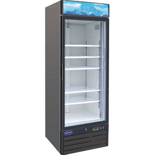 Entree EGD-1DR-16-HC Refrigerator Merchandiser, one-section, 16 cu. ft., (1) full hinged triple pane locking glass door 