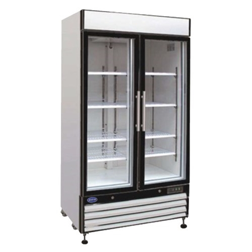 Entree EGD-2DF-36-HC Freezer Merchandiser, two-section, 35 cu. ft. 115V