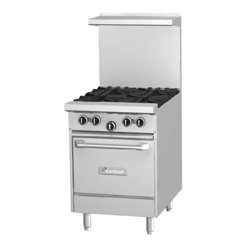 Garland G24-4L Starfire 4 Burner Range With Space Saver Oven