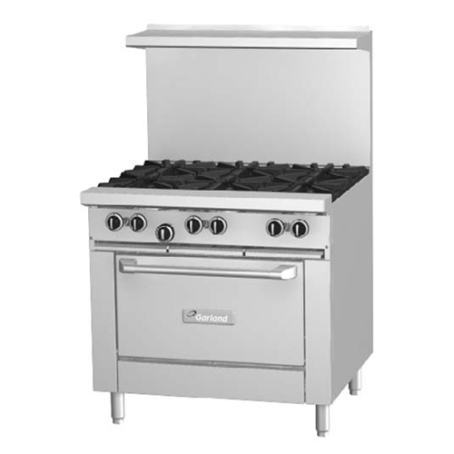 Garland G36-6R Starfire 6 Burner Range With Standard Oven