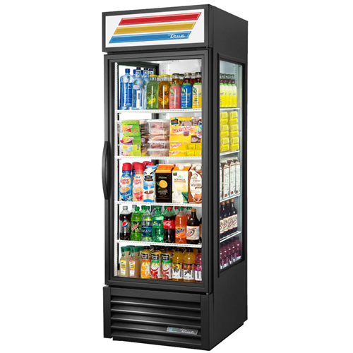 True GEM-23-HC~TSL01 Glass End Refrigerated Merchandiser