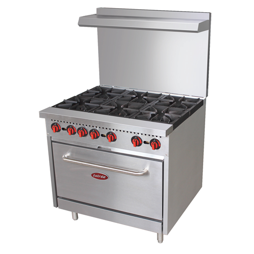 Entree R6 6 Burner Range With Standard Oven