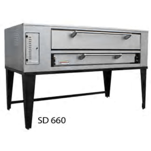 Marsal and Sons SD-660 Marsal 80"L Pizza Oven, Deck Type, gas, (1) 8"H x 36" x 60" baking chamber