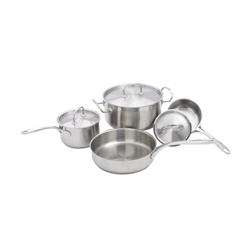 Winco SPC-7H Premium 7-Piece Cookware Set