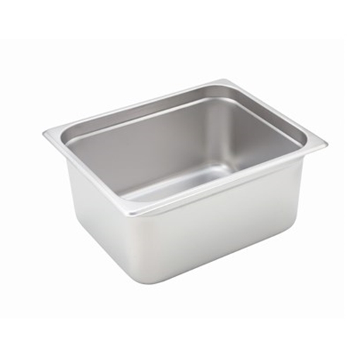 Winco SPJH-206 Half Size Heavy Duty Food Pan 6" Deep