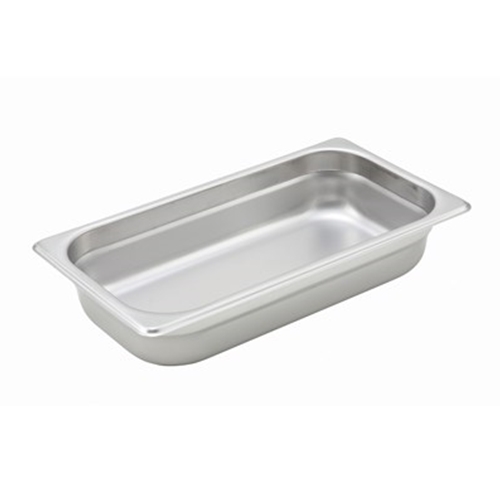 Winco SPJH-302 Third Size Heavy Duty Food Pan 2-1/2" Deep