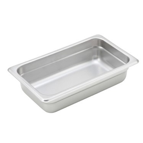 Winco SPJH-402 Quarter Size Heavy Duty Food Pan 2-1/2" Deep