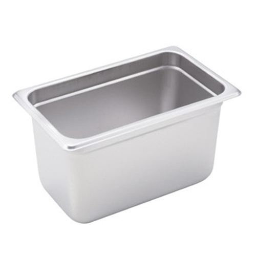 Winco SPJH-406 Quarter Size Heavy Duty Food Pan 6" Deep