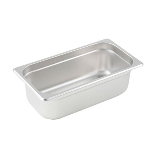Winco SPJL-304 Third Size Anti-Jam Food Pan 4" Deep