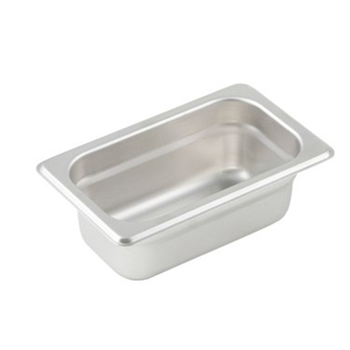 Winco SPJL-902 Ninth Size Anti-Jam Food Pan 2-1/2" Deep