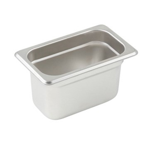 Winco SPJL-904 Ninth Size Anti-Jam Food Pan 4" Deep