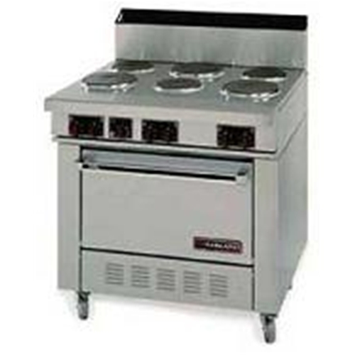 Garland SS686 Sentry Series Restaurant Range, electric, 36"w, (6) high performance sealed element burners, standard oven